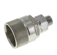 Steel DN 10 Hydraulic Coupling Plug 8 mm L Compression Ring ISO 14541/8434-1 D M28 x 2