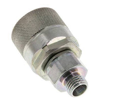 Steel DN 10 Hydraulic Coupling Plug 8 mm L Compression Ring ISO 14541/8434-1 D M28 x 2