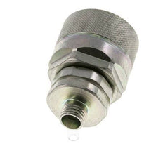 Steel DN 12.5 Hydraulic Coupling Plug 8 mm L Compression Ring ISO 14541/8434-1 D M36 x 2
