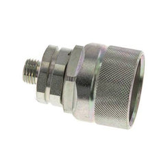 Steel DN 12.5 Hydraulic Coupling Plug 8 mm L Compression Ring ISO 14541/8434-1 D M36 x 2