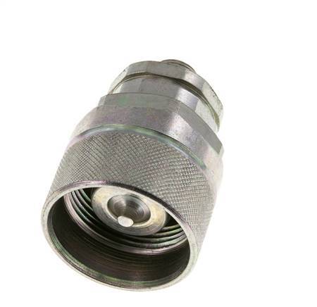 Steel DN 12.5 Hydraulic Coupling Plug 8 mm L Compression Ring ISO 14541/8434-1 D M36 x 2