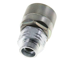 Steel DN 20 Hydraulic Coupling Plug 18 mm L Compression Ring ISO 14541/8434-1 D M42 x 2