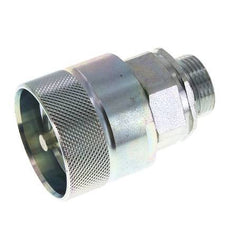 Steel DN 25 Hydraulic Coupling Plug 22 mm L Compression Ring ISO 8434-1 D M48 x 3