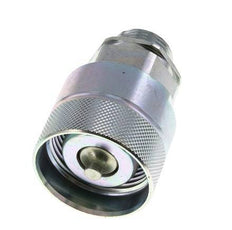 Steel DN 25 Hydraulic Coupling Plug 22 mm L Compression Ring ISO 8434-1 D M48 x 3