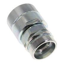 Steel DN 25 Hydraulic Coupling Plug 35 mm L Compression Ring ISO 8434-1 D M48 x 3