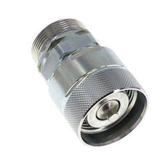 Steel DN 25 Hydraulic Coupling Plug 35 mm L Compression Ring ISO 8434-1 D M48 x 3