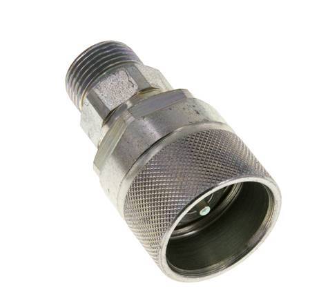 Steel DN 10 Hydraulic Coupling Plug 12 mm S Compression Ring ISO 14541/8434-1 D M28 x 2