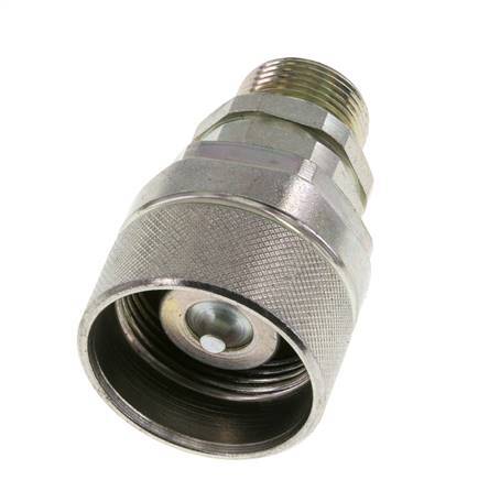 Steel DN 12.5 Hydraulic Coupling Plug 16 mm S Compression Ring ISO 14541/8434-1 D M36 x 2