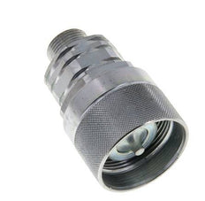 Steel DN 20 Hydraulic Coupling Plug 14 mm S Compression Ring ISO 14541/8434-1 D M42 x 2