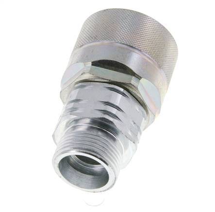 Steel DN 20 Hydraulic Coupling Plug 20 mm S Compression Ring ISO 14541/8434-1 D M42 x 2