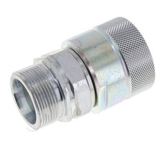 Steel DN 25 Hydraulic Coupling Plug 30 mm S Compression Ring ISO 8434-1 D M48 x 3