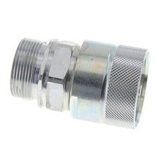 Steel DN 25 Hydraulic Coupling Plug 30 mm S Compression Ring ISO 8434-1 D M48 x 3