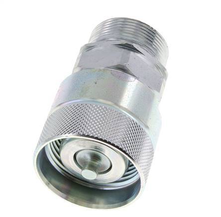 Steel DN 25 Hydraulic Coupling Plug 30 mm S Compression Ring ISO 8434-1 D M48 x 3
