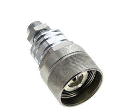 Steel DN 20 Hydraulic Coupling Plug 12 mm L Compression Ring Bulkhead ISO 14541/8434-1 D M42 x 2