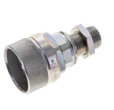 Steel DN 12.5 Hydraulic Coupling Plug 12 mm S Compression Ring Bulkhead ISO 14541/8434-1 D M36 x 2