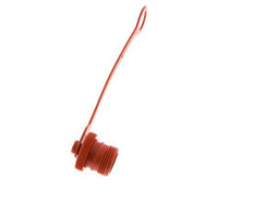 M 28 x 2 Plastic Dust Protection Cap For Coupling plug ISO 14541 [2 Pieces]