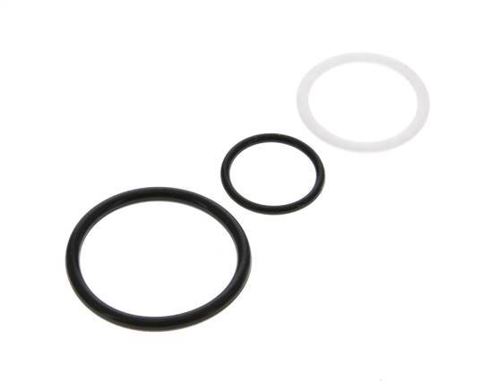 PTFE/NBR Seals Set for ISO 14541 Hydraulic Coupling (M 36 x 2 and 42 mm) [5 Pieces]