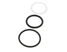 PTFE/NBR Seals Set for ISO 14541 Hydraulic Coupling (M 42 x 2 and 48 mm) [5 Pieces]
