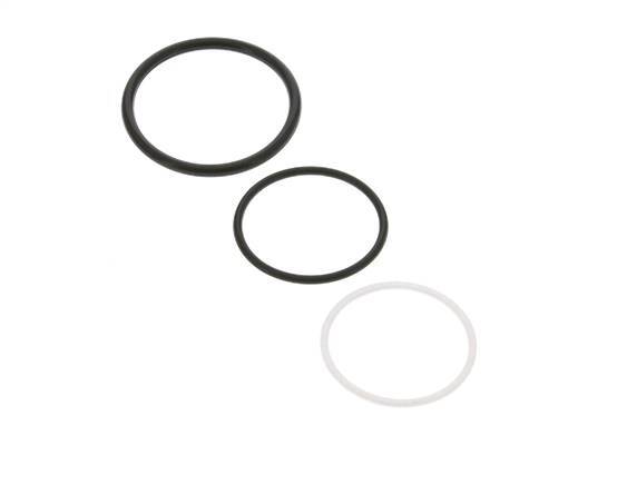 PTFE/NBR Seals Set for ISO 14541 Hydraulic Coupling (M 48 x 3 and 55 mm) [2 Pieces]