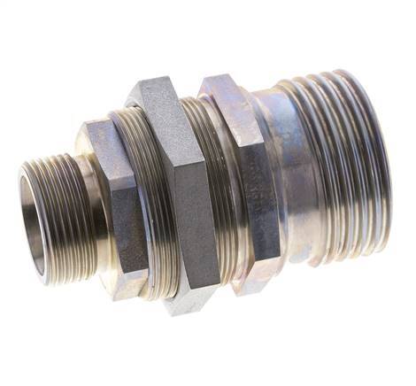 Steel Hydraulic Coupling Socket 25 mm S Cutting Ring ISO 14540/8434-1 D M54 x 4