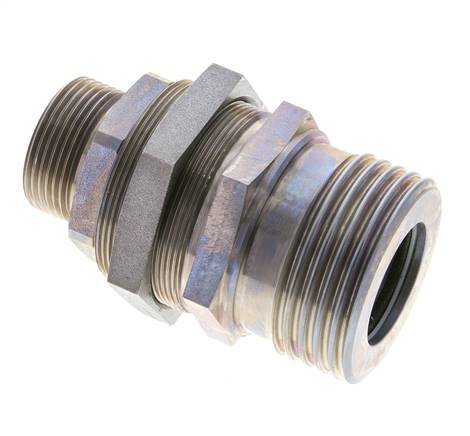 Steel Hydraulic Coupling Socket 25 mm S Cutting Ring ISO 14540/8434-1 D M54 x 4