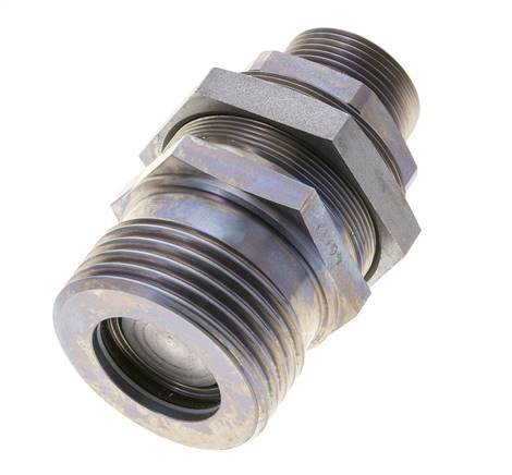 Steel Hydraulic Coupling Socket 25 mm S Cutting Ring ISO 14540/8434-1 D M54 x 4