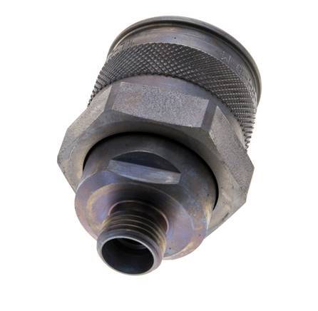 Steel Hydraulic Coupling Plug 10 mm L Cutting Ring ISO 14540/8434-1 D M32 x 3