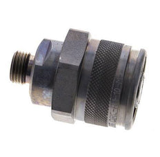 Steel Hydraulic Coupling Plug 10 mm L Cutting Ring ISO 14540/8434-1 D M32 x 3