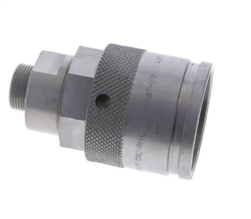 Steel Hydraulic Coupling Plug 18 mm L Cutting Ring ISO 14540/8434-1 D M54 x 4