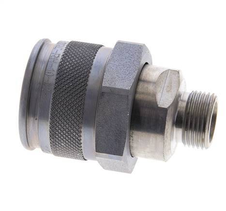 Steel Hydraulic Coupling Plug 12 mm S Cutting Ring ISO 14540/8434-1 D M32 x 3