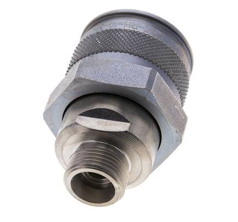 Steel Hydraulic Coupling Plug 12 mm S Cutting Ring ISO 14540/8434-1 D M32 x 3