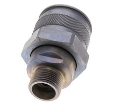 Steel Hydraulic Coupling Plug 14 mm S Cutting Ring ISO 14540/8434-1 D M32 x 3