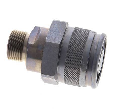 Steel Hydraulic Coupling Plug 14 mm S Cutting Ring ISO 14540/8434-1 D M32 x 3