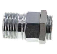 Steel EDBRO Screw Couplings G 3/4 inch Female Threads Fixed Half D 44.5 mm