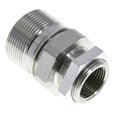 Steel EDBRO Screw Couplings G 1 inch Female Threads Fixed Half D 54 mm