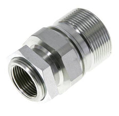 Steel EDBRO Screw Couplings G 1 inch Female Threads Fixed Half D 54 mm