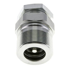 Steel EDBRO Screw Couplings G 1 inch Female Threads Fixed Half D 54 mm