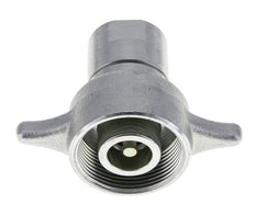 Steel EDBRO Screw Couplings G 1 inch Female Threads Loose Half D 54 mm