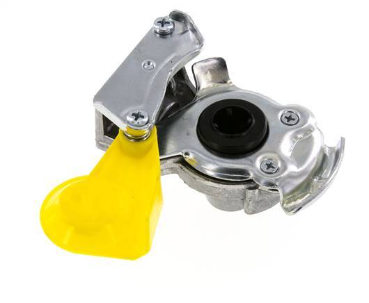 Control Yellow Aluminum Gladhand Coupling M16x1.5 Female Threads DIN 74254