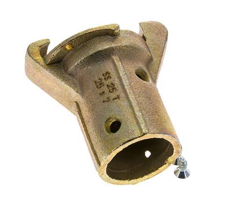 Sandblast Coupling 25x39 mm Hose Connection Malleable Cast Iron Coupling Length 110 mm