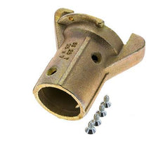 Sandblast Coupling 25x39 mm Hose Connection Malleable Cast Iron Coupling Length 110 mm