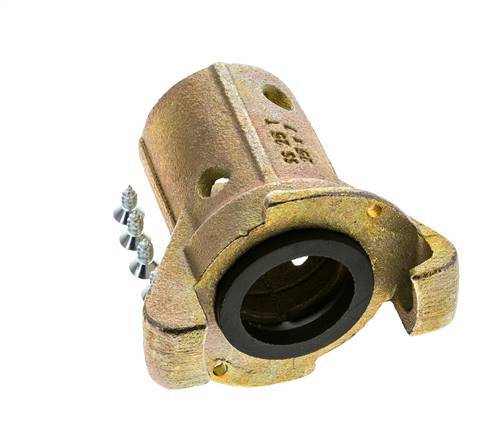 Sandblast Coupling 25x39 mm Hose Connection Malleable Cast Iron Coupling Length 110 mm