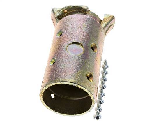 Sandblast Coupling 38x56 mm Hose Connection Malleable Cast Iron Coupling Length 136 mm