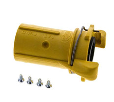 Sandblast Coupling 25x39 mm Hose Connection Nylon Coupling Length 110 mm