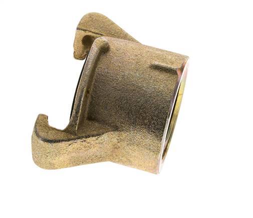 Sandblast Coupling 1 1/4'' Female Threads Malleable Cast Iron Coupling Length 55 mm