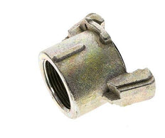 Sandblast Coupling 1 1/4'' Female Threads Malleable Cast Iron Coupling Length 62 mm