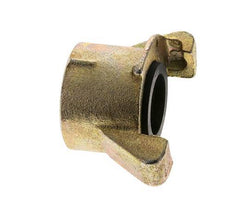 Sandblast Coupling 1 1/2'' Female Threads Malleable Cast Iron Coupling Length 55 mm