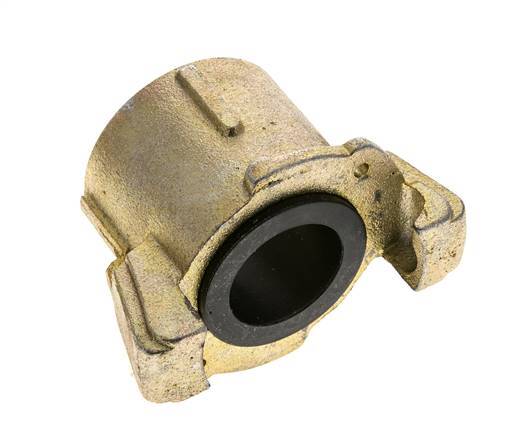 Sandblast Coupling 50 mm Female Threads Malleable Cast Iron Coupling Length 62 mm