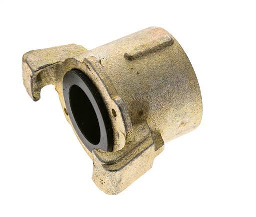 Sandblast Coupling 50 mm Female Threads Malleable Cast Iron Coupling Length 62 mm
