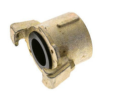 Sandblast Coupling 50 mm Female Threads Malleable Cast Iron Coupling Length 62 mm